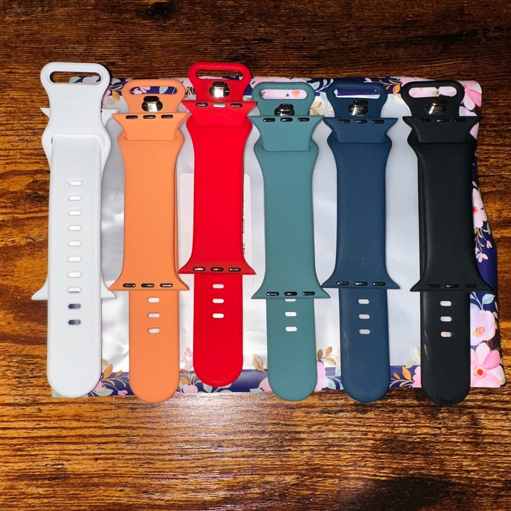 NEW Soft Silicone Apple Watch Bands